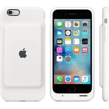Husa Apple iPhone 6s Smart Battery Case - White