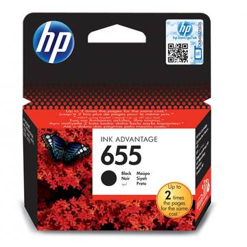 Cartus HP HPINK-CZ109AE ( HP655 ) , Negru