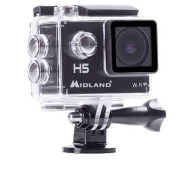Camera video sport Midland C1208, H5, Wi-Fi, negru
