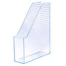 Han Suport vertical plastic pentru cataloage HAN iLine - transparent cristal cu margini albastre