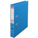 Esselte Biblioraft A4, plastifiat PP/PP, margine metalica, 50 mm, ESSELTE No. 1 Power - albastru vivida