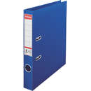 Esselte Biblioraft A4, plastifiat PP/PP, margine metalica, 50 mm, ESSELTE No. 1 Power - albastru