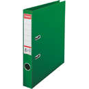 Esselte Biblioraft A4, plastifiat PP/PP, margine metalica, 50 mm, ESSELTE No. 1 Power - verde