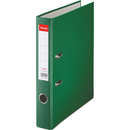 Esselte Biblioraft A4, plastifiat PP, margine metalica, 50 mm, ESSELTE Economy - verde