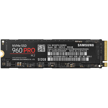 SSD Samsung  MZ-V6P512BW, 512GB, 960PRO M.2