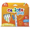 Carioca Carioca super lavabila, 12 culori/cutie, CARIOCA Baby +2