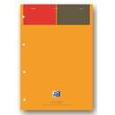 OXFORD Blocnotes A4+, OXFORD International Notepad, 80 file-90g/mp, 4 perf., coperta carton - dictando