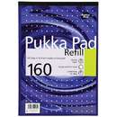 Pukka Pad Blocnotes A4, 80 file, 80g/mp, coperti carton, PUKKA Metallic Refill - dictando
