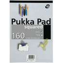 Pukka Pad Blocnotes A4, 80 file, 80g/mp, coperti carton, PUKKA Metallic Refill - matematica