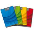 Aurora Caiet A4, 60 file - 70g/mp, liniat stanga, coperta carton color, AURORA Office - matematica