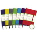 Caiet cu elastic, coperti rigide,  95 x 145 mm, 96 file - 80g/mp, hartie cream, AURORA - dictando