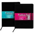 Pukka Pad Caiet lux cu elastic, coperti soft, A4 - 96 file, 80g/mp, PUKKA - negru - dictando - hartie crem