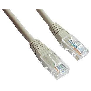 Gembird patchcord RJ45, cat.5e, UTP, 0.25m, gray