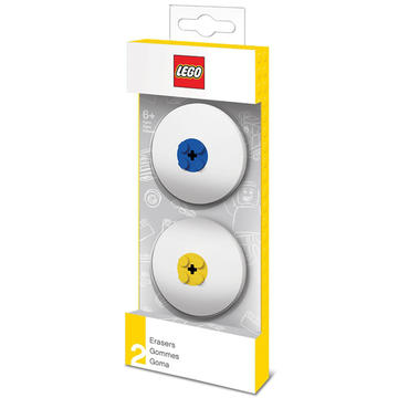 Set 2 radiere LEGO - albastru si galben (51518)