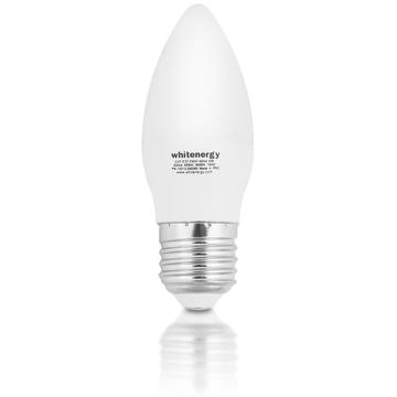 Whitenergy bec LED | 10xSMD2835| C37 | E27 | 5W | 230V |alb rece| laptos