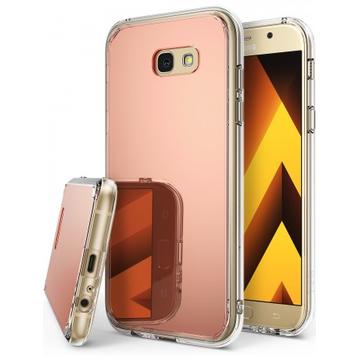 Husa Husa Samsung Galaxy A7 2017 Ringke MIRROR ROSE GOLD + BONUS folie protectie display Ringke