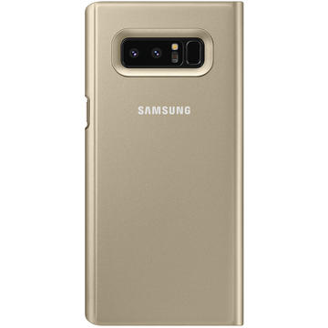 Clear View Standing Cover Samsung EF-ZN950CFEGWW, pentru Note 8, Auriu