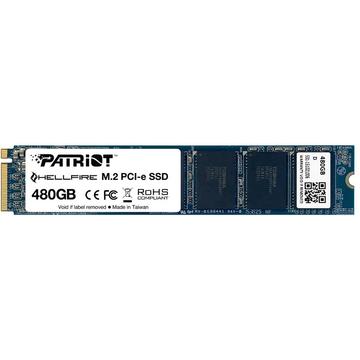 SSD Patriot  Hellfire 480GB PCIe/NVMe Read:Write 3000/2400MB/s