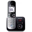 Telefon DECT Panasonic KX-TG6821FXB, cu robot, negru