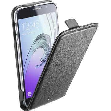 Husa Cellularline Husa Flip Essential Negru Samsung Galaxy A5 2016