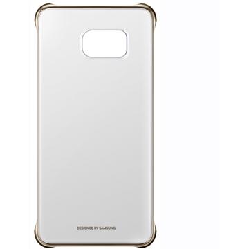 Clear Cover Samsung EF-QG928CFEGWW pentru Galaxy S6 Edge + G928 Auriu