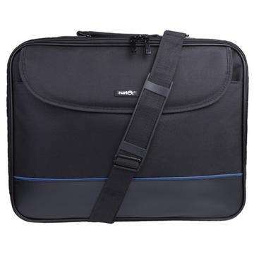 Natec Laptop Bag IMPALA Black-Blue 17,3'' (stiff shock absorbing frame)