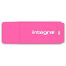 Integral USB Flash Drive Neon 16GB USB 2.0 - Pink