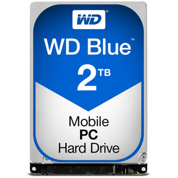 HDD Laptop Western Digital Blue 2TB 5400RPM SATA3 8MB 2.5"