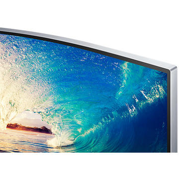 Monitor LED Samsung Full HD Curved 4ms Alb