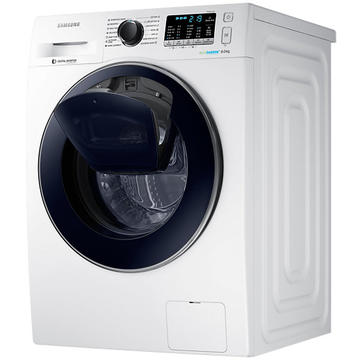 Masina de spalat rufe Samsung WW80K5410UW, Eco Bubble AddWash, 1400 RPM, 8 kg, Inverter, Clasa A+++, Alb