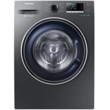Masina de spalat rufe Samsung WW70J5446FX, Eco Bubble, Motor Inverter Digital, 7 kg, 1400 RPM, Clasa A+++, 60 cm, Inox