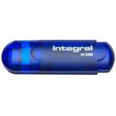 Integral Memorie flash USB Evo 4GB, albastru