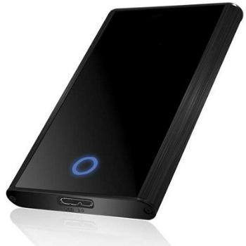 HDD Rack RaidSonic Carcasa externa HDD IcyBox 2,5'' SATA pentru 1xUSB 3.0, negru + husa protectie
