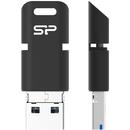 Silicon Power memory USB OTG Mobile C50 128GB, USB 3.1+micro USB+Type C, Black