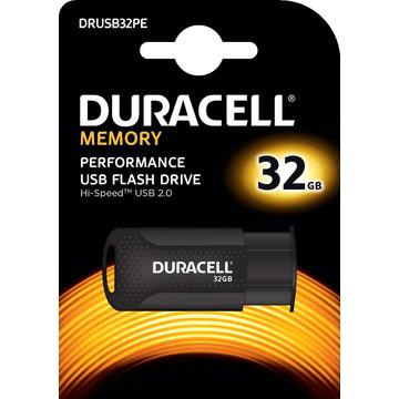 Memorie USB USB 2.0 Flash Disk Duracell High Performance 32GB Negru