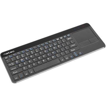 Tastatura Natec Wireless TURBOT with touch pad for SMART TV, 2.4 GHz, X-Scissors