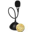 MEDIATECH MICCO - Mini microfon de inalta calitate, pt. birou, cu buton ON/OFF
