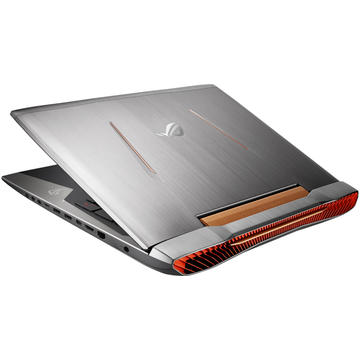 Notebook Asus ROG G752VS(KBL)-GB370T 4K 17.3" i7-7820HK 32GB 1TB + 2x256GB Blue-Ray GeForce GTX1070 8GB Windows 10 Home Gray