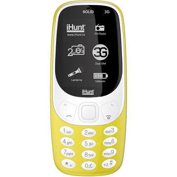 Telefon mobil iHunt Solid Dual SIM 3G Yellow