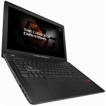 Notebook Asus ROG STRIX GL553VD-FY399 FHD 15.6" i7-7700HQ 8GB 256GB GeForce GTX 1050 4GB Endless OS Black metal