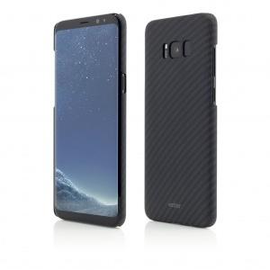 Husa Vetter Samsung Galaxy S8 | Smart Case Carbon Design | Rubber Feel | Black