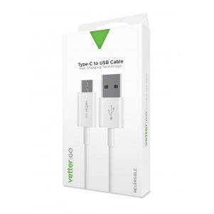 USB Type C Cable | Vetter GO | White