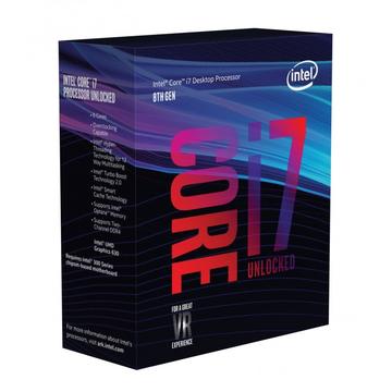 Procesor Intel Core i7-8700K, Coffe Lake, Hexa Core, 3.70GHz, 12MB, LGA1151v2, 14nm, BOX