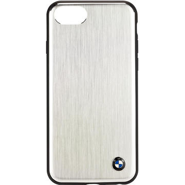 Husa Bmw Husa Capac Spate Aluminium Argintiu Apple iPhone 7, iPhone 8