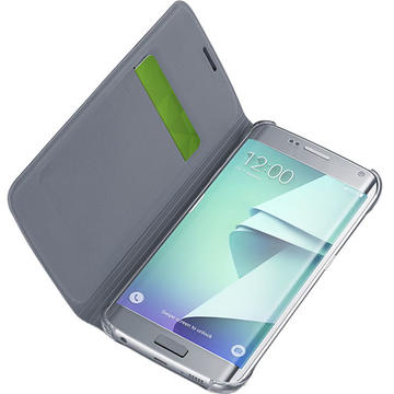 Husa Cellularline Husa Agenda Negru Samsung Galaxy S7 Edge
