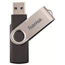 Memorie USB Hama Rotate 16GB, USB 2.0, Negru/Argintiu 94175