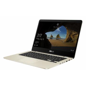 Notebook Asus ZenBook UX461UA-E1014T 14" FHD Touch i7-8550U 8GB 256GB UMA Windows 10 Home Gold