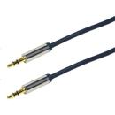 LOGILINK - Cablu audio 3,5 m/m 0,3 albastru