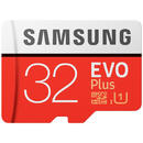 Samsung EVO Plus microSDHC 32GB Clasa 10 adaptor inclus
