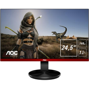 Monitor LED AOC Gaming G2590PX 24.5 inch 1 ms FreeSync 144Hz Black